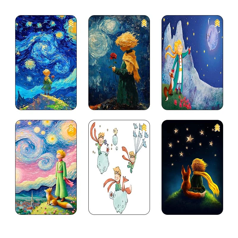 استيکر کارت کارنيکا طرح شازده کوچولو کد 66556 مجموعه 6 عددی