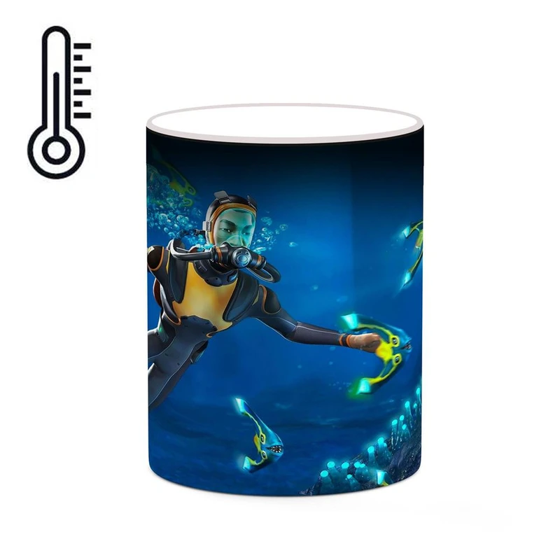 ماگ حرارتی کاکتی مدل بازی Subnautica Game کد mgh30450