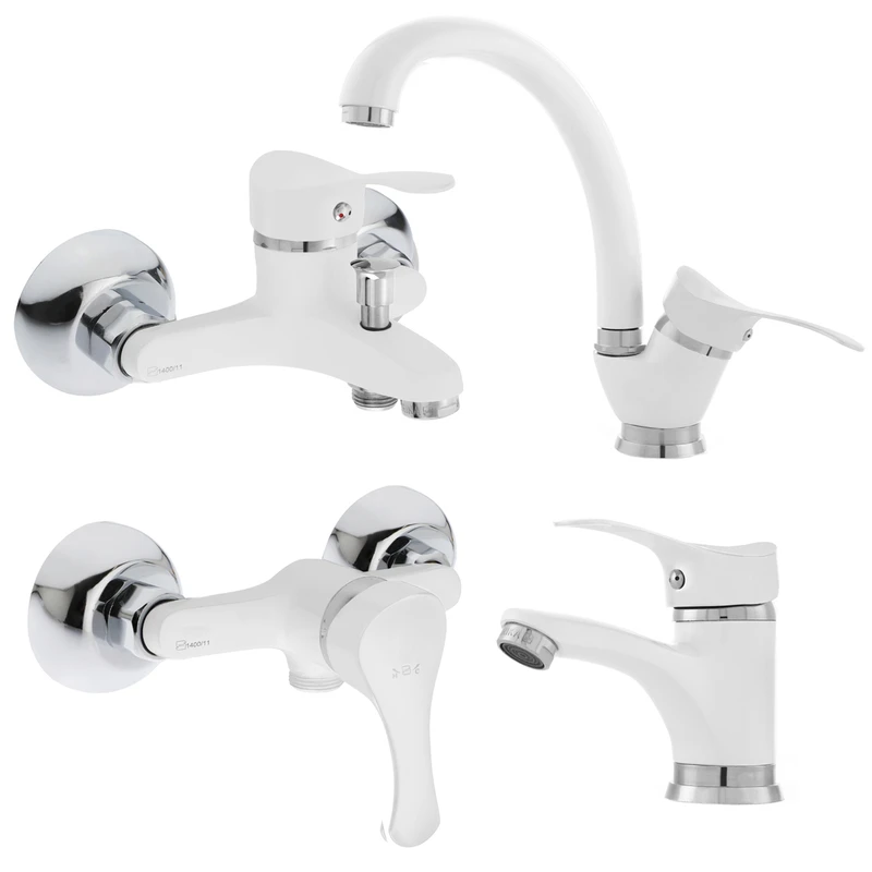 ست شیرآلات پرکاس مدل دیبا کد WK-02 مجموعه 4 عددی