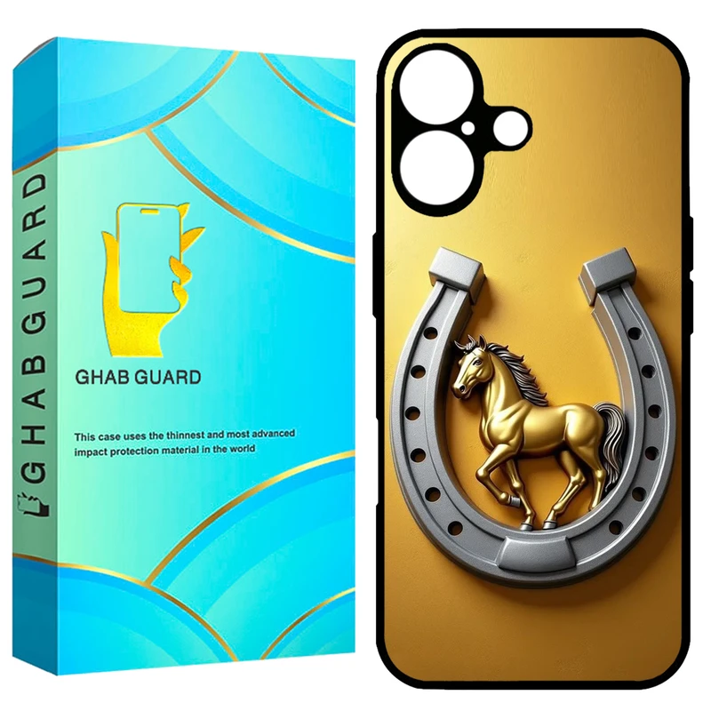 کاور قاب گارد طرح نعل اسب مدل GCHP16 مناسب برای گوشی موبایل اپل iPhone 16