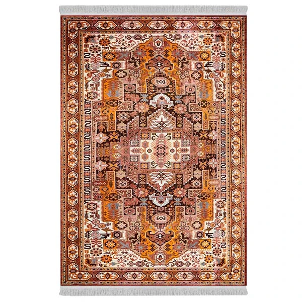 فرش پارچه‌ای دفه مدل فرشینه طرح مدرن کد 538