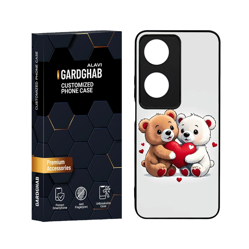 کاور گارد قاب علوی مدل دور ژله ای فانتزی مناسب برای گوشی موبایل آنر X7B 4G