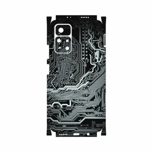 MAHOOT Black-Printed-Circuit-Board-FullSkin Cover Sticker for Xiaomi Poco M4 Pro 5G