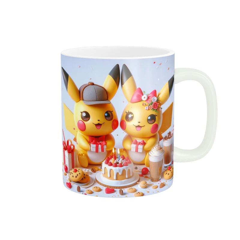 ماگ پاد آفرین طرح پیکاچو مدل عروسی کد 260