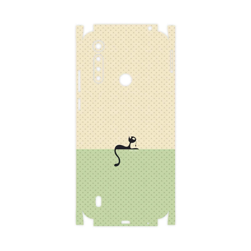 برچسب پوششی ماهوت مدل Minimal Internet Cat Icon-FullSkin مناسب برای گوشی موبایل موتورولا Moto G8 Power Lite