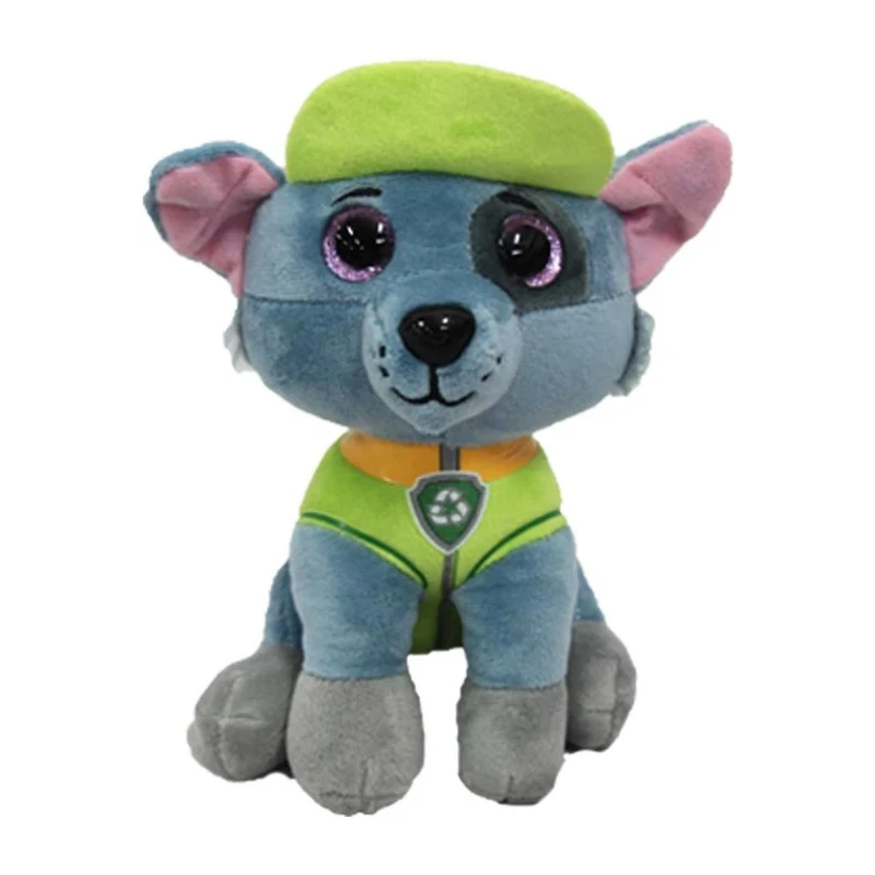 عروسک مدل سگ نگهبان چشم تیله راکی کد S5 ارتفاع 20 سانتی متر