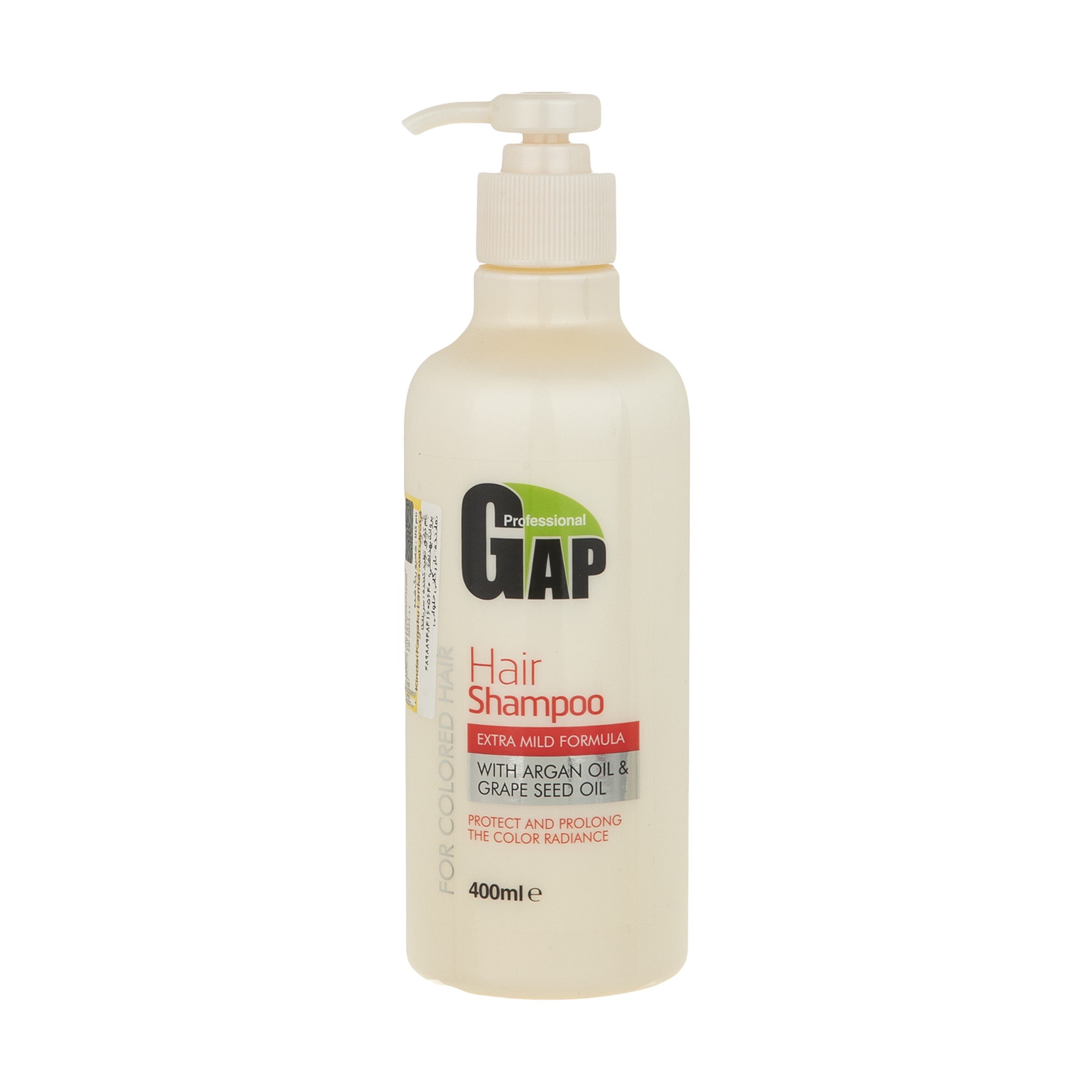 شامپو مو رنگ شده گپ مدل Grape Seed Oil حجم400 میلی لیتر 
