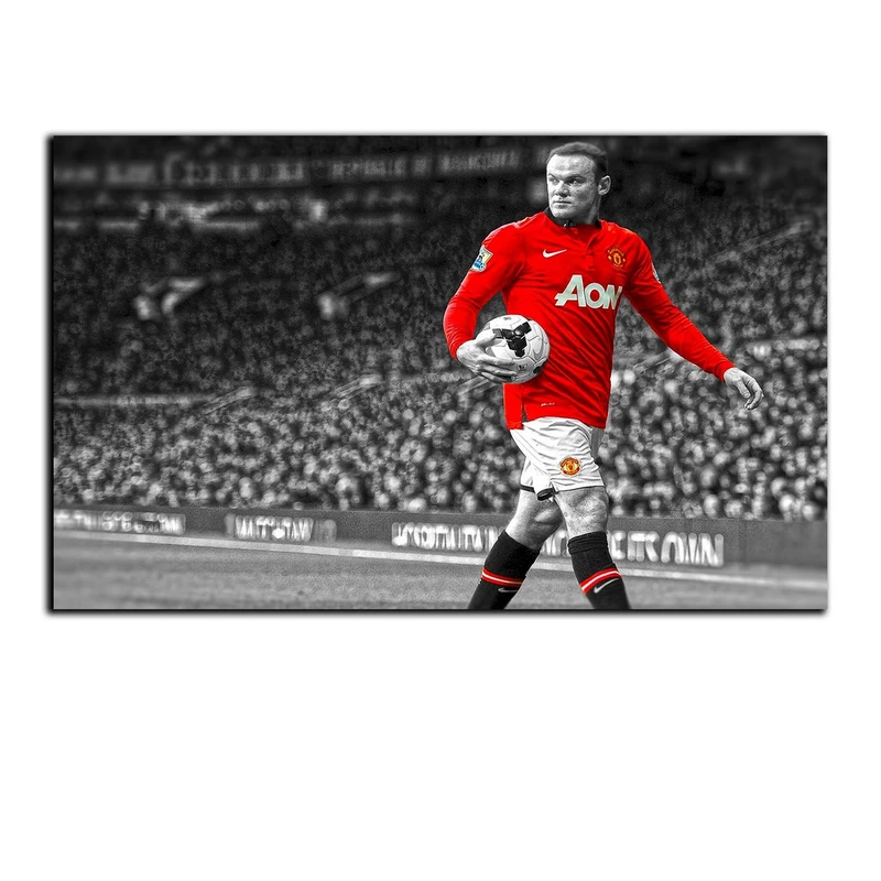 تابلو شاسی بکلیت طرح بازیکن فوتبال وین رونی تیم منچستر یونایتد مدل SH-S7095