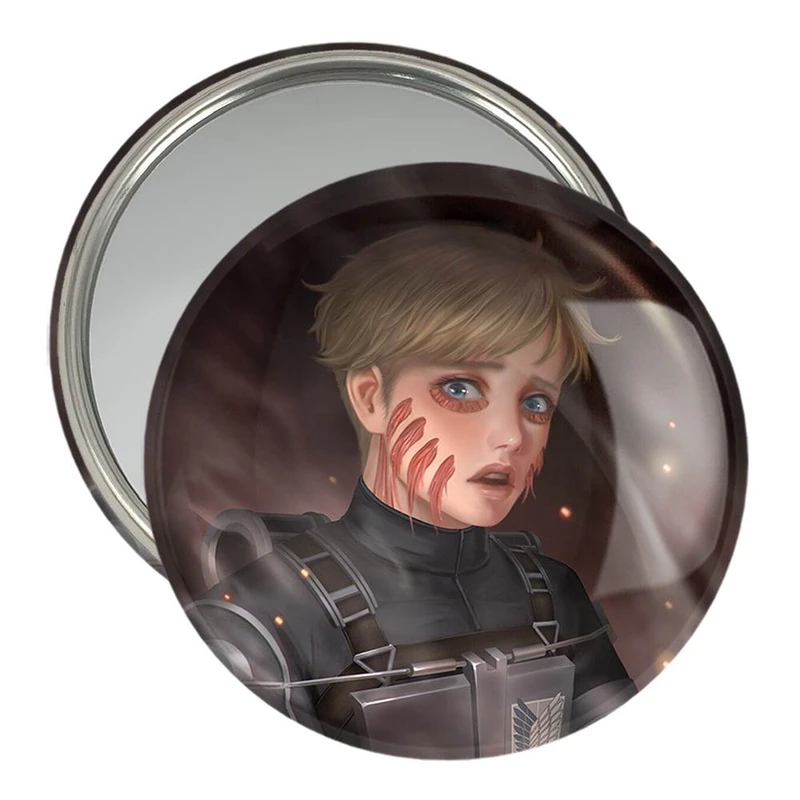 آینه جیبی خندالو مدل آرمین آرلرت انیمه اتک آن تایتان Attack on Titan  کد 10961