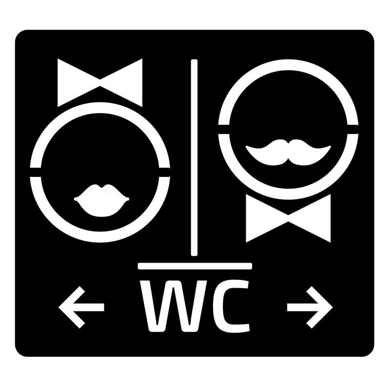 تابلو راهنما طرح سرویس بهداشتی کد WC2-2-P