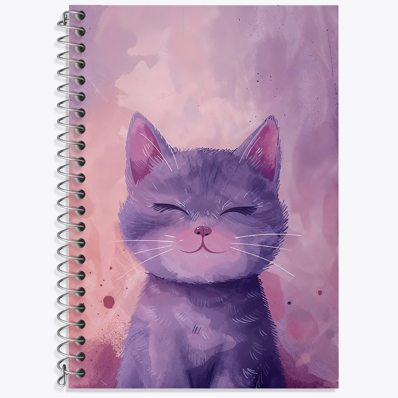 دفتر لغت 50 برگ خندالو طرح گربه (Cat) کد N4859