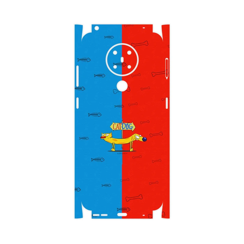 برچسب پوششی ماهوت مدل CatDog-FullSkin مناسب برای گوشی موبایل نوکیا 5.3