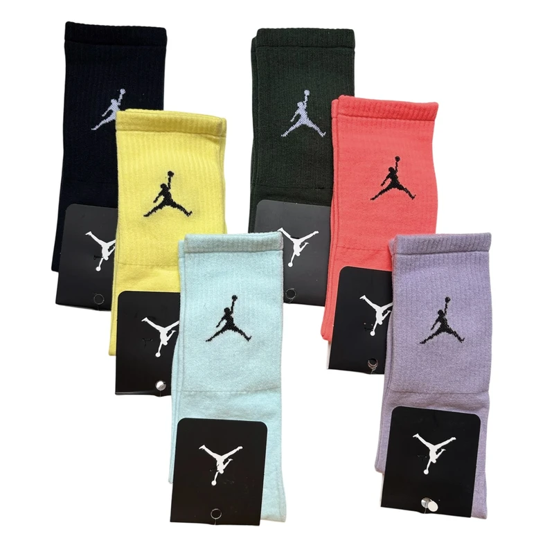 جوراب ورزشی ساق بلند زنانه مدل lifestyle 1 بسته 6 عددی