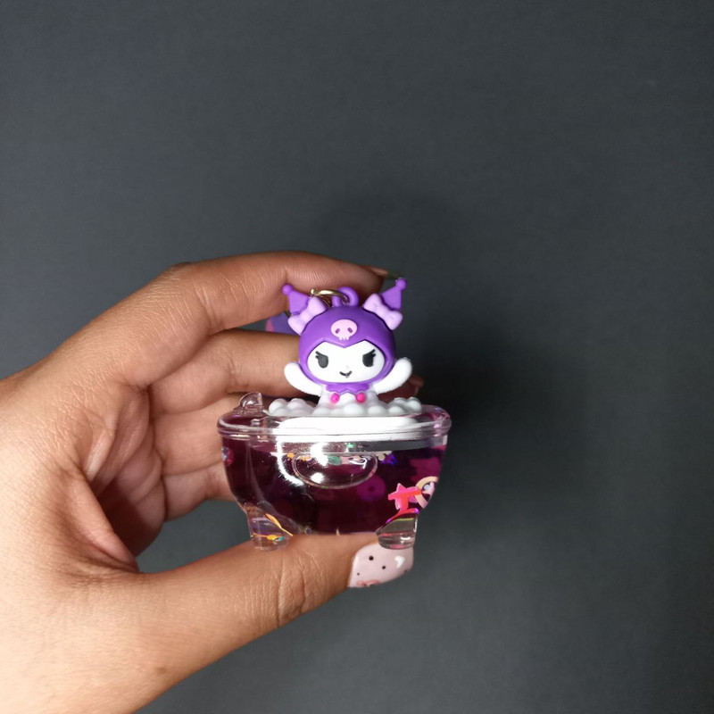 جاکلیدی دخترانه مدل آکواریومی طرح دختر کد 02