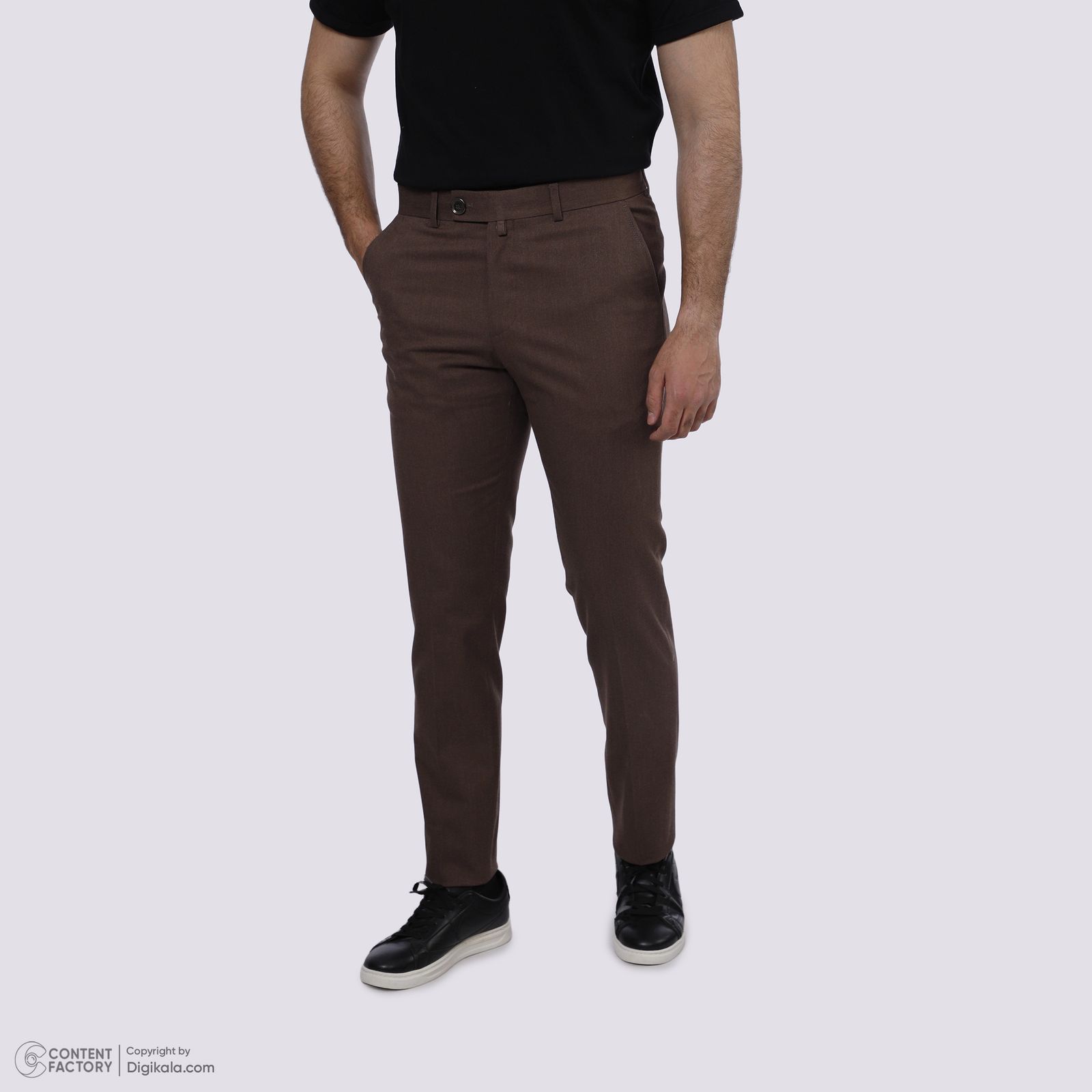 شلوار جذب مردانه کروم مدل کتان 2322710 - - 14