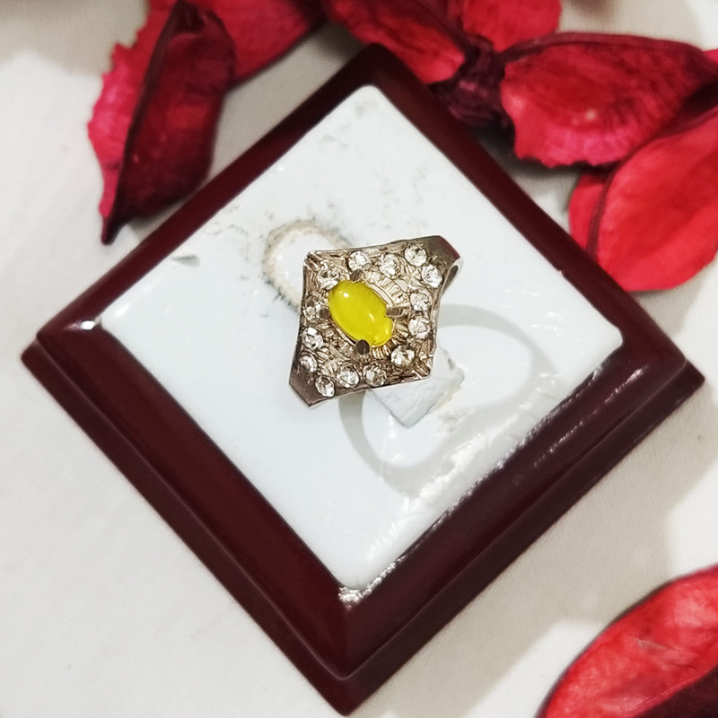 انگشتر نقره زنانه سلین کالا مدل شرف الشمسce-As104