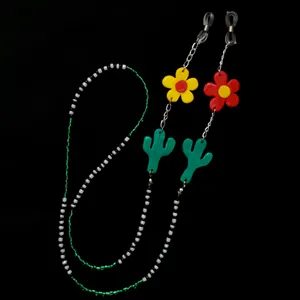 بند عینک مدل گل کاکتوس کد BE147