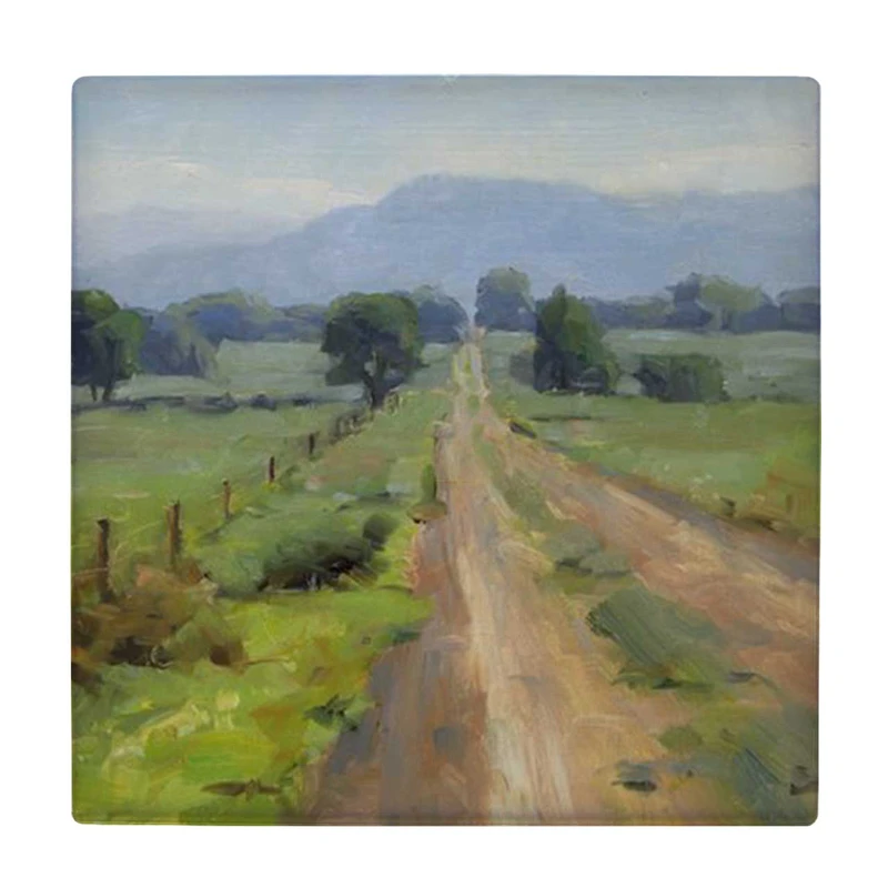  زیر لیوانی  طرح نقاشی جاده ای در مزرعه کد    5979088_4871