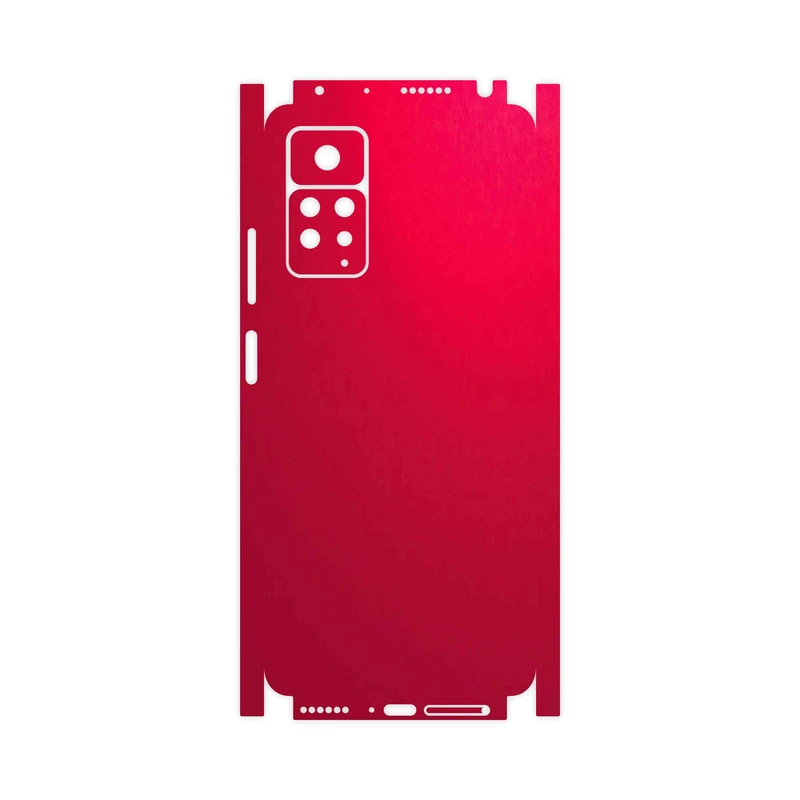 برچسب پوششی ماهوت مدل Matte-Warm-Red-FullSkin مناسب برای گوشی موبایل شیائومی Redmi Note 11 Pro Plus 5G (India)