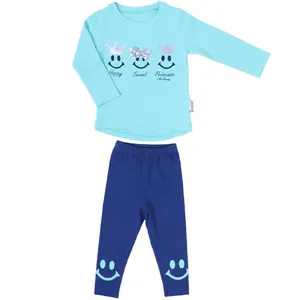 ست تی شرت و شلوار دخترانه سرکا  مدل ng959