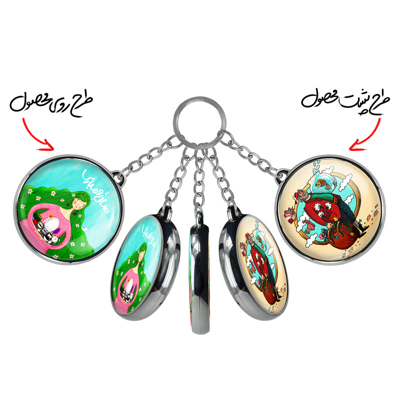 جاکلیدی خندالو طرح نوروز مدل دوطرفه کد 2457924588