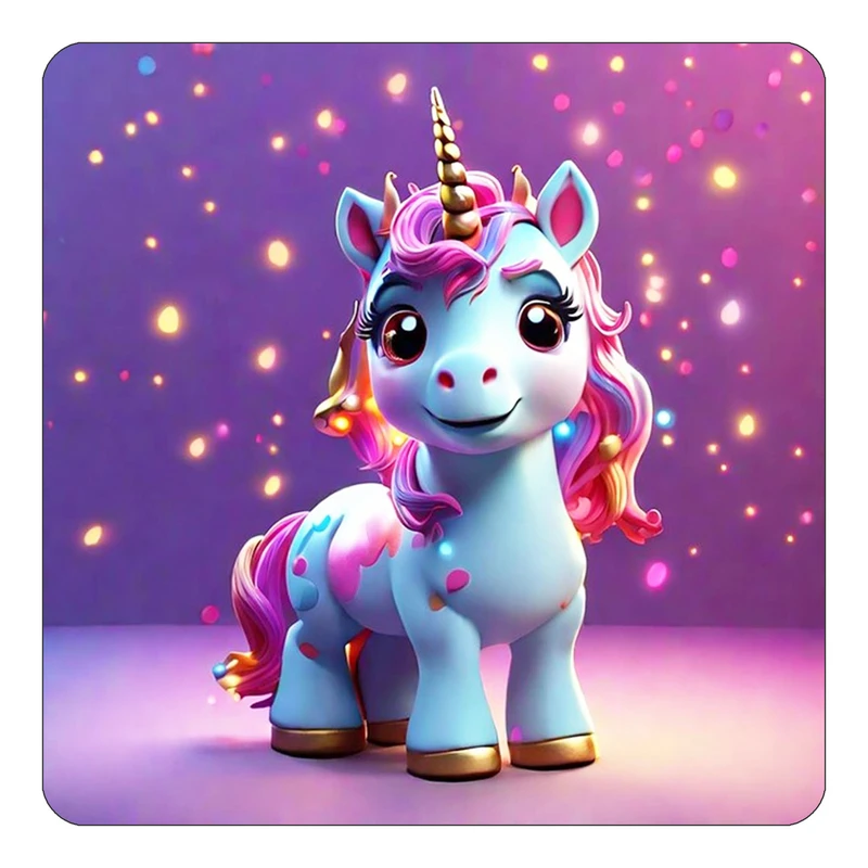 مگنت کاکتی طرح اسب تک شاخ و یونیکورن مدل mp30804