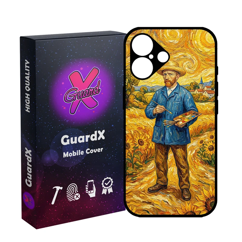 کاور گارد ایکس طرح ون گوگ مدل 10990 مناسب برای گوشی موبایل اپل iPhone 16