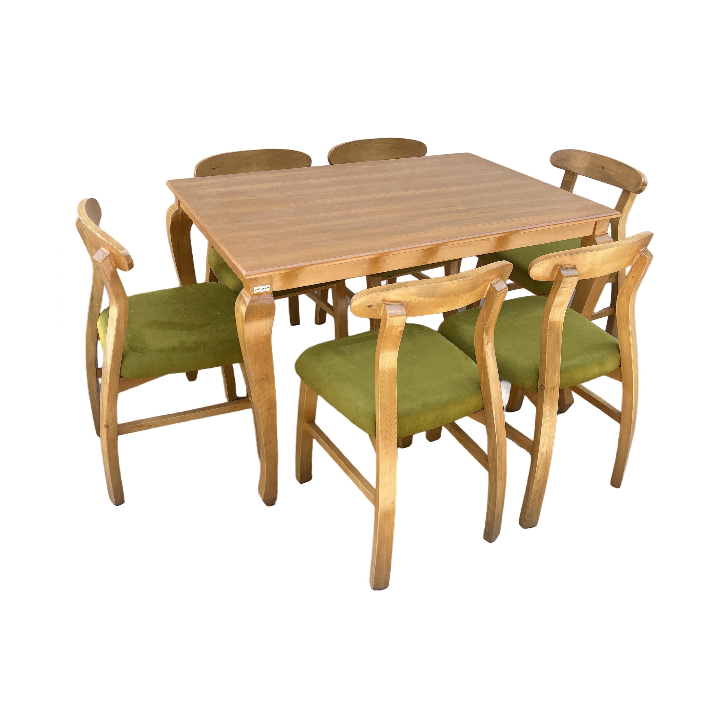 میز و صندلی ناهارخوری 6 نفره گالری چوب آشنایی مدل Khod-Kh-Mehr