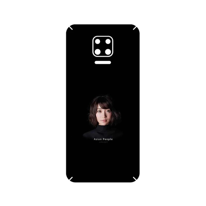 برچسب پوششی ماهوت مدل Portrait of an Asian Woman مناسب برای گوشی موبایل شیائومی Redmi Note 9S
