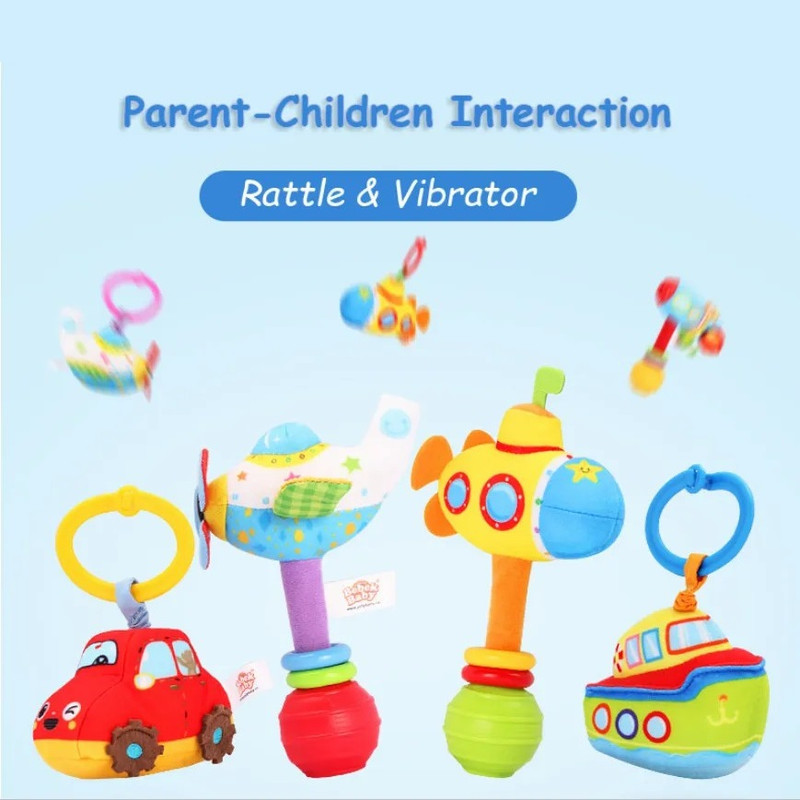 جغجغه جولی بی بی مدل WLTH22-0392 طرح هواپیما