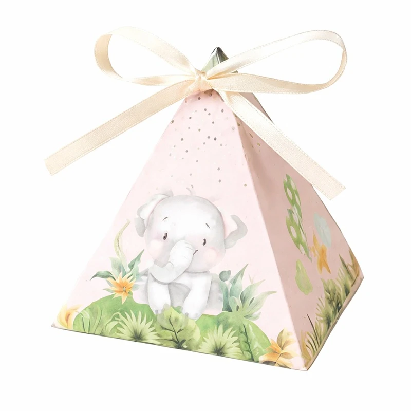 جعبه هدیه مدل فانتزی طرح فیل کوچولو مجموعه 4 عددی