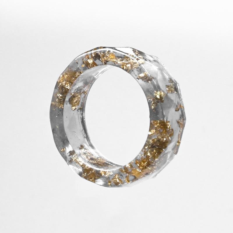 انگشتر زنانه مدل ورق طلا PRH_1010