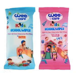 دستمال مرطوب کودک وی کر مدل Happy Girls school boys بسته 2 عددی