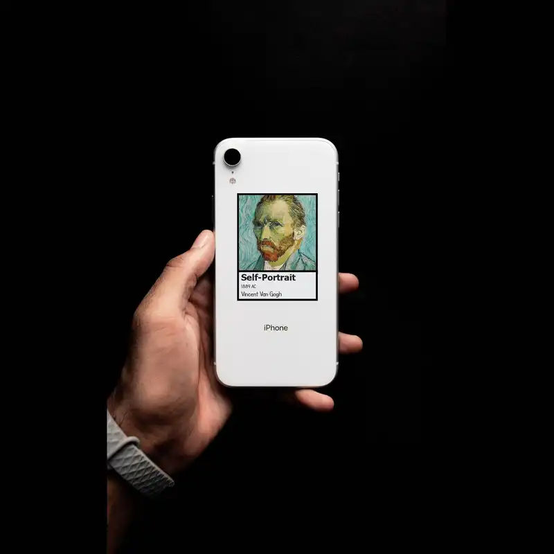 استیکر کالامیکس طرح وینسنت ونگوگ کد KM-VG2 مجموعه 32 عددی