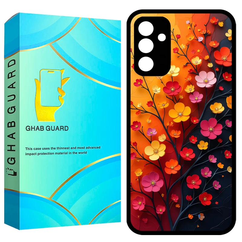 کاور قاب گارد طرح گل مدل GCHPA34 مناسب برای گوشی موبایل سامسونگ Galaxy A34 5G 