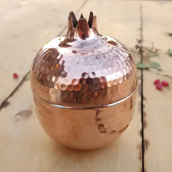 قندان مسی طرح انار کد ZH05-1