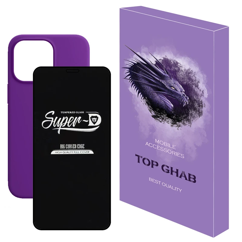 کاور تاپ قاب مدل  2SDB مناسب برای گوشی موبایل اپل iPhone 13 Pro به همراه محافظ صفحه نمایش