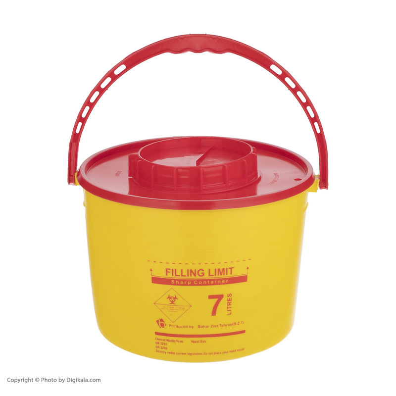 سیفتی باکس بهار زیست مدل استوانه ظرفیت 7 لیتر