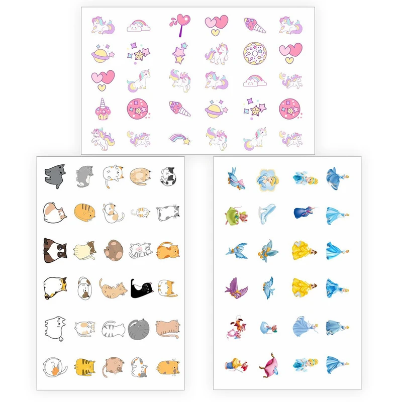 استیکر طراحی ناخن مدل BLNG5602 مجموعه 3 عددی