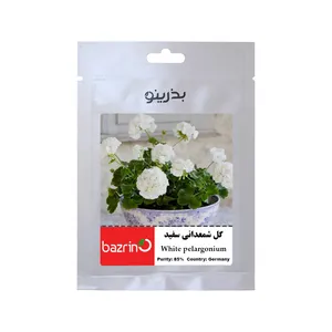 بذر گل شمعدانی سفید بذرینو کد BZNO-088