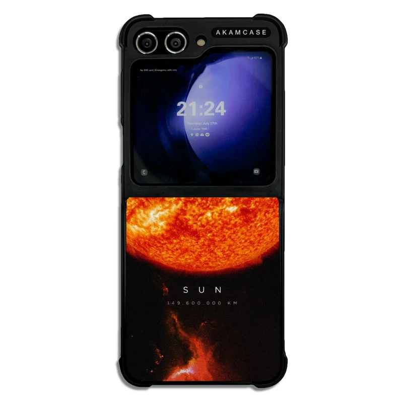 کاور آکام مدل AMC-WSGZFLIP5-PLANET-2 مناسب برای گوشی موبایل سامسونگ Galaxy Z Flip 5