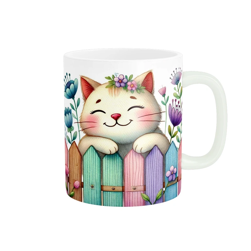 ماگ پاد آفرین طرح گربه کد 3866