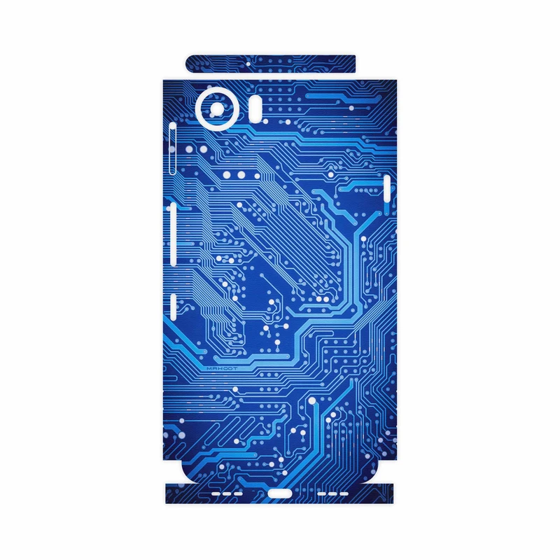 برچسب پوششی ماهوت مدل Blue Printed Circuit Board-FullSkin مناسب برای گوشی موبایل بلک بری KEYONE