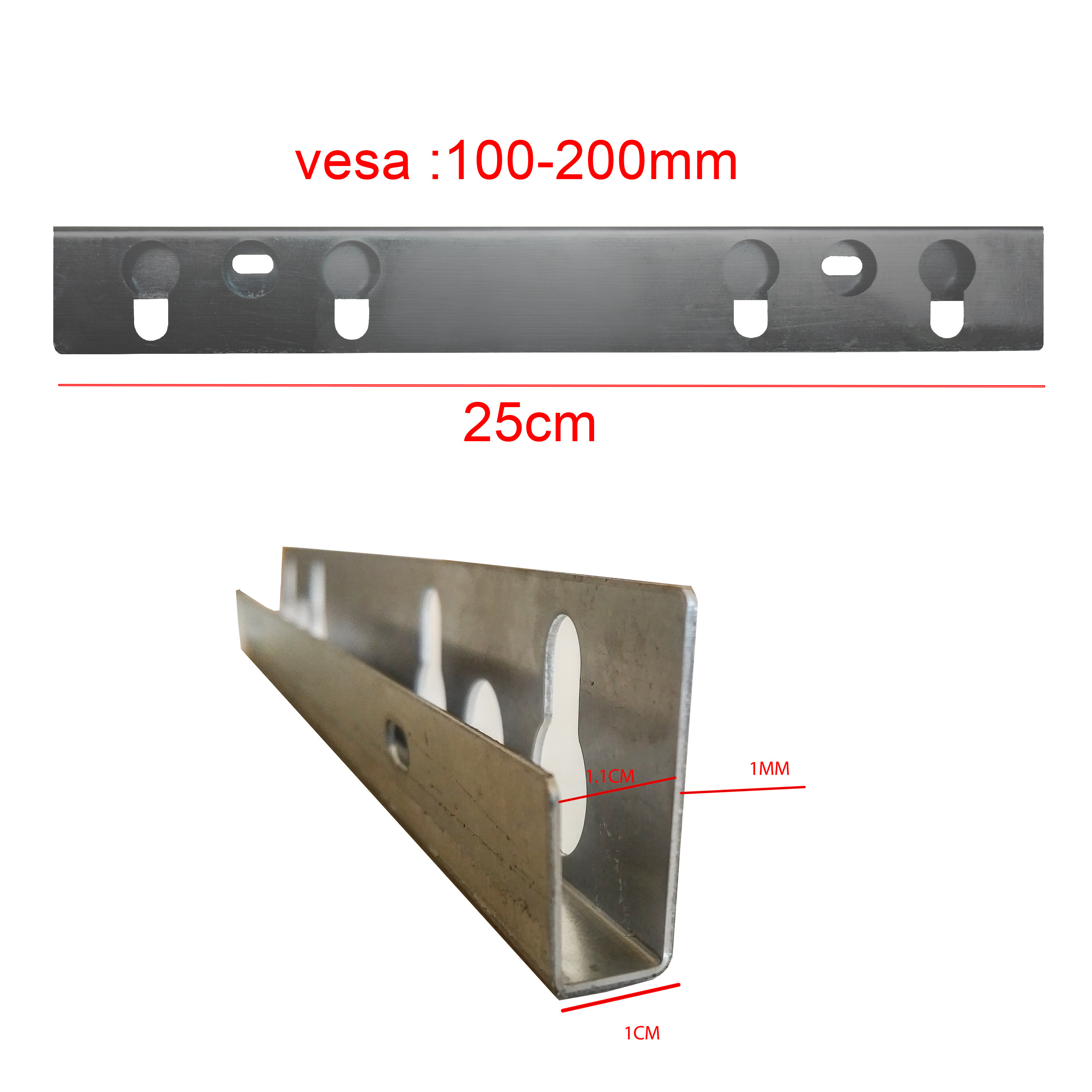 پایه دیواری تلویزیون اسمارطور مدل US50 مناسب برای تلویزیون های 32تا 50 اینچ