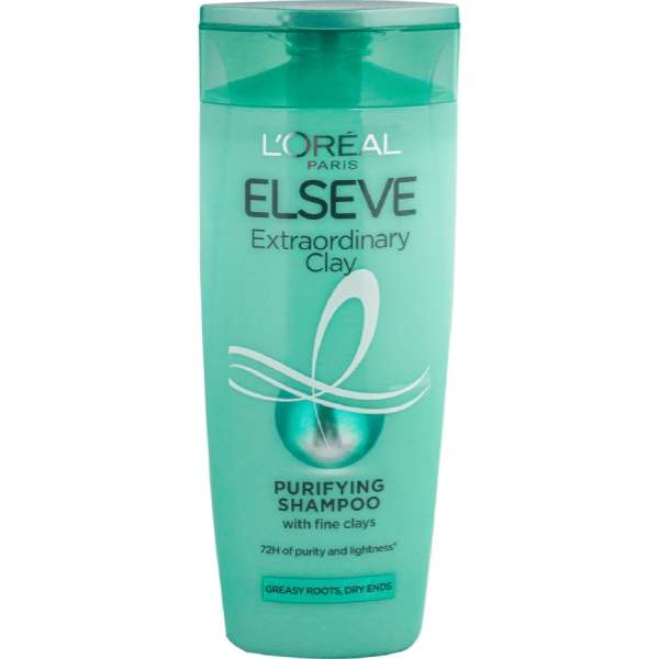 شامپو مو لورآل مدل ELSEVE Extraordinary Clay حجم 400 میلی لیتر