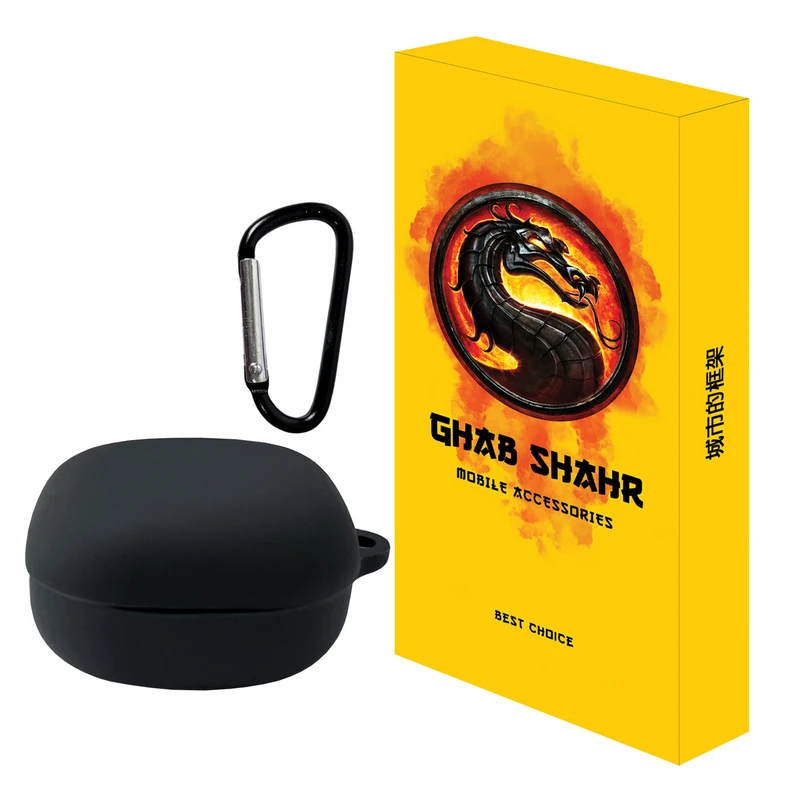 کاور قاب شهر مدل PODCASE مناسب برای کیس هدفون بی سیم سامسونگ Galaxy Buds Live به همراه قلاب 