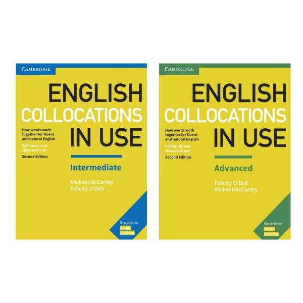 کتاب English collocation in use اثر M. McCarthy and F.ODell انتشارات Cambridge دو جلدی