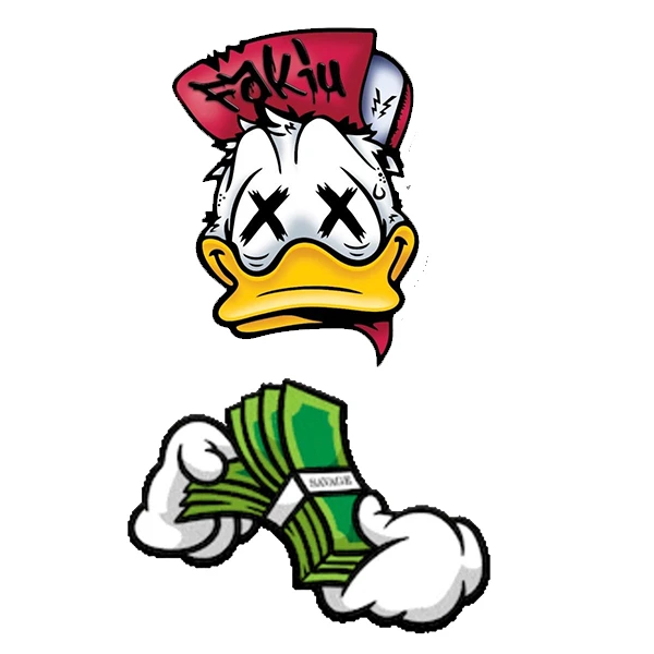 استیکر پارچه و لباس پاد آفرین طرح کارتونی کد 4520