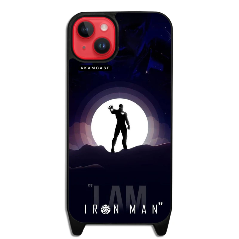 کاور آکام مدل AMCWLA14PLUS-IRON MAN9 مناسب برای گوشی موبایل اپل iPhone 14 Plus
