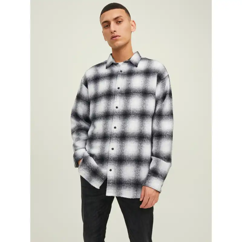 پیراهن آستین بلند مردانه جک اند جونز مدل پشم 122155